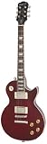 Epiphone Les Paul Tribute Plus Guitar with Case, Black Cherry