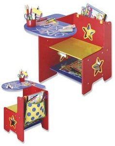 Childrens Toyshop  Toys : Alex My First Desk Adjustable for "Righties" or "Lefties"