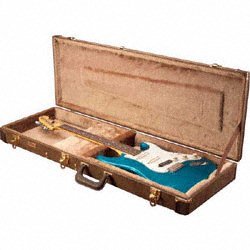 Gator Deluxe Holzkoffer f&uuml;r E-Gitarren, Vintage Brown