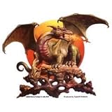 Majestic Dragon Sun by Boris Vallejo and Julie Bell - Sticker / Decal