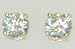 14k White Gold 0.5 carat tw diamond Studs