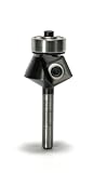 Freud 43-208 25-Degree Insert Bevel Trim Router Bit with 1/4-Inch Shank