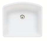 Blanco 440175 Blancodiamond Single Bowl Undermount Kitchen Sink, White