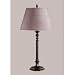 Kendall Table Lamp with Lucille Shade in Lava Bronze