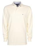 Tommy Hilfiger - Polo à manches longues hommes - Crème