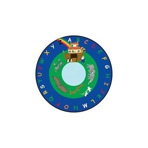 Learning Carpets Noah's Ark Rug - Circle Small by 