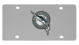 Florida Marlins MLB Stainless Steel Logo License Plate