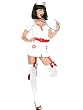Sexy Naughty Nurse Costume Nurse Shirt Dress Costume With Garters Adult Theatre Costumes 6 Piece Set