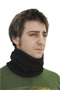 Zan Headgear Neck Warmer , Color: Black, Size: OSFM WFMFN114