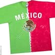 MEXICO - Flag - Tie Dye / Soccer T-Shirt T-shirt