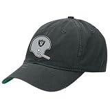 Los Angeles/Oakland Raiders Helmet Logo Distressed Fitted Hat
