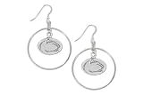 Penn State Nittany Lions School Charm Round Earrings