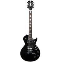 Svk Electric Guitar Solid Body Set Neck Lp Custom Black