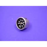 60 Pound Oil Pressure Gauge with Black Background for Harley Davidson Models -... by V-Twin