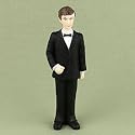 Caucasian Groom Figurine