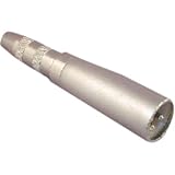 American Recorder (ART) XLR Male to 1/4 Female Mono Adapter, Nickel