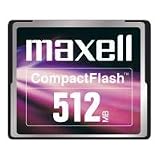 Maxell Carte CompactFlash (CF) High-Speed 52x - Carte Memoire Flash - 512 Mo