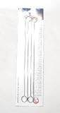 Bradshaw #24460 4PK 12 Chrome Flat Skewer by BRADSHAW INTERNATIONAL