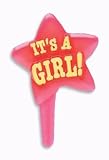 It's a Girl - Star Cupcake Pick - 12ct