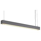 Pendelleuchte RIFFA Dimmbar PD 101 T5 silbergrau