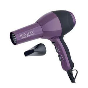 New Helen Of Troy Revlon Smooth Staqy Ceramic/Ionic Hair Dryer Separate Heat/Speed Rocker Switches