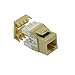 Beszin Cat.6 RJ45 110 Type 180Â° Keystone Jack (5-Pack, Ivory)