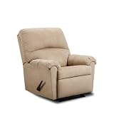 Albany Microfiber Recliner in Victory Lane Taupe Recliner Type: 3 Way Recliner