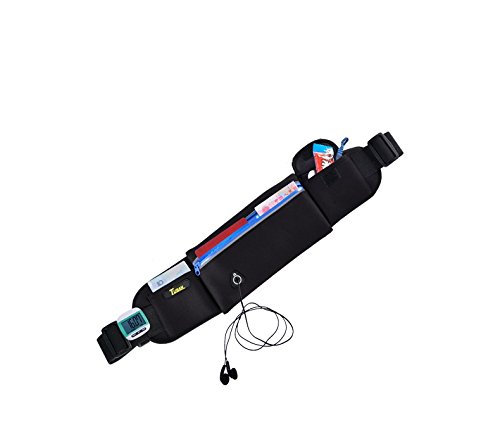 Running Belt for iphone 6/ 6S plus and Android Smartphones, Waterproof Lightweight Runners Belt Waist Pack Bag for Men/Women Indoor and Outdoor Sports