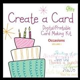 Glitz Design Create-a-Card Digital Card Making Kit Vol. 1