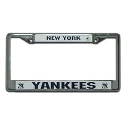 New York Yankees Chrome License Plate Frame