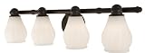 Checkolite 9644-67 Price Pfister Treviso Collection 4-Light Vanity, Tuscan Bronze