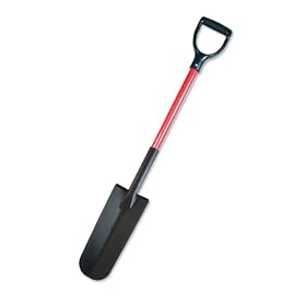 Bully Tools 82535 Heavy Duty Commercial Grade G-Model D-Grip Drain Spade