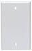 Tools & Hardware : Leviton 001-88014-000 1 Gang Wallplate, Blank Wallplate White