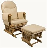 Glider Rocking Nursing Recliner Chair with footstool and brake system