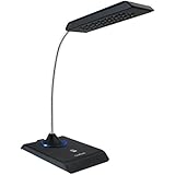 Daffodil LEC200 - USB Keyboard Light - Desk Lamp with 22 LED Bulbs - Dimmable Reading Table Light (Black)