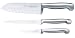 Mundial Future 3-Piece Stainless-Steel Knife Starter Set with Hollow Edge