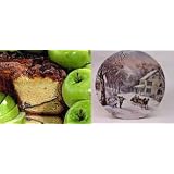 Granny Smith Apple 10" Coffee Cake Winter Gift Tin by Boba Tea Direct