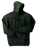NEW Gildan Ultra Cotton - Pullover Hooded Sweatshirt Forest-S