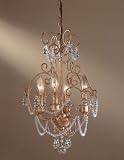 Minka Lavery Lights 3129-479 Mini 4LT Chandelier - Gilded Gold Mini Chandeliers Indoor Lighting