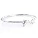 Sterling Silver Dolphin Bangle - 7