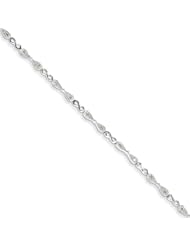 Sterling Silver Diamond Bracelet, Best Quality Free Gift Box Satisfaction Guaranteed