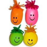 Neon Smile Face Stress Balls (2 dz)