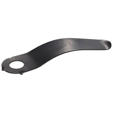 Steel Flat Spring, 1-1/2" Length x 0.02" Thick, 3/8" Base Width, Screw Size # 8 (Pack of 25)
