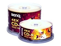 BenQ CDR Media 80Min 700MB 48x 50Pack Cakebox