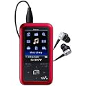 Sony 4 GB Walkman Video MP3 Player with FM Tuner (Red)