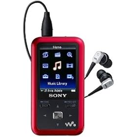 Sony 4 GB Walkman Video MP3 Player with FM Tuner (Red)