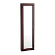 Wall Mount Jewelry Mirror - Burgundy Cherry