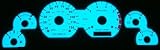 2-Color Glow Gauges