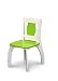 Sourcing Solutions Kids Bow-Leg Chair, Green