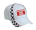 COFFEE DRINKERS ARE DEEP THINKERS Adult White Racing Checker Hat / Cap